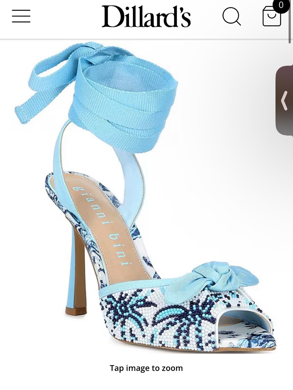 Beaded heels
